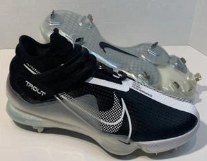 Nike Force Zoom Trout 7 Men's Size 12 Black White Baseball Cleats CI3134-005 - Picture 1 of 22