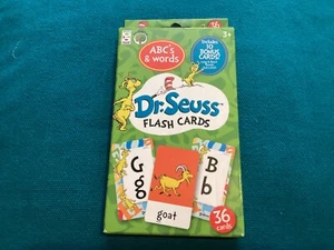 Nuevo en paquete 36 tarjetas flash Dr Seuss - ABC’s y palabras - Edad 3+ - Imagen 1 de 3