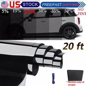 600CM Uncut Roll Window Tint Film 25% VLT 20"x 20ft Feet Car Home Office Glass   - Picture 1 of 9