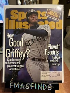 1999 KEN GRIFFEY JR MARINERS Sports Illustrated Baseball Magazine  - Picture 1 of 1