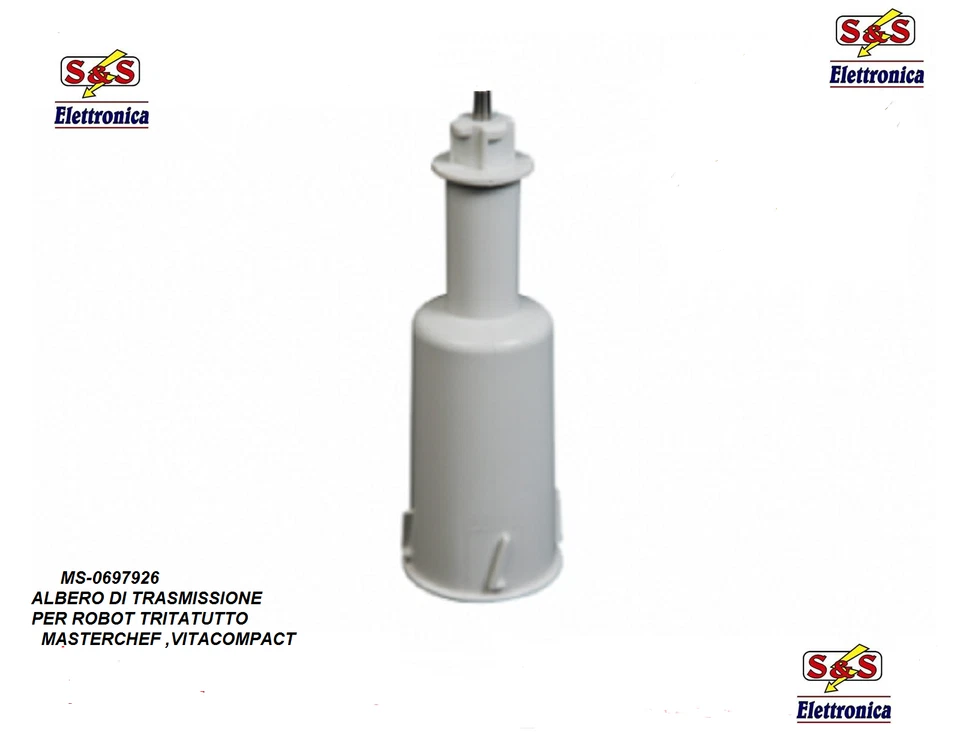 MS-0697926 ALBERO DI TRASMISSIONE PER MOULINEX MASTERCHEF 8000 ,VITACOMPACT ,3L - Immagine 1 di 1