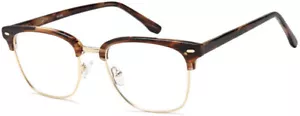 CORNICE OCCHIALI UNISEX CLUBMASTER TARTARUGA E ORO DI CAPRIO 226 51-19 - Foto 1 di 1