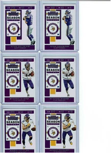 2019 Contenders Football Minnesota Vikings Team Set (3) Base Cards ( X 2 ) - Picture 1 of 1