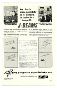 QST Ham Radio Magazine Ad J-BEAMS from the Antenna Specialists Co. (12/67) - Picture 1 of 1