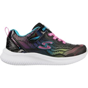 Neu Mädchen Skechers Jumpsters Sportschuhe 302433L/BKMT Größe 12,5 #GRGE - Bild 1 von 4