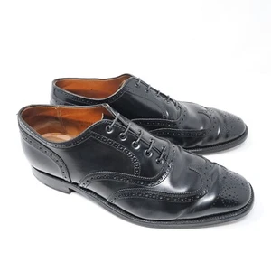 Alden 97007 Wing Tip Bal Black Shell Cordovan/Schwarz (EU 45 UK 10,5 US 11 C/E) - Bild 1 von 16
