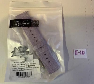 ✅ Woven Fabric Replacement Wristband Strap Watch Band For Fitbit Versa Purple - Image 1 of 3