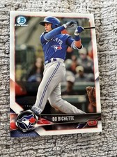 2018 Bowman Chrome BDC32 Bo Bichette Blue jays Baseball Card 