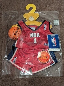 Build A Bear NBA Jersey with Basketball NEW - Picture 1 of 4