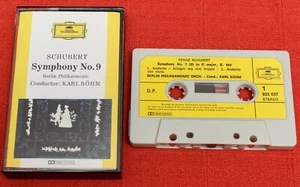 SCHUBERT: SYMPHONY NO 9 (7) - CASSETTE TAPE - BERLIN PHILHARMONIC/BOHM - Imagen 1 de 4
