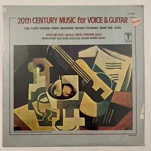 Sealed 20th Century Music For Voice Guitar LP John Cage Carter Schuman Imbrie - Picture 1 of 5