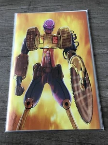 OkraTron WRATH Of SAW-BOT 1 Virgin Fire NYCC Variant Ramondelli ltd 100 COA - Picture 1 of 6