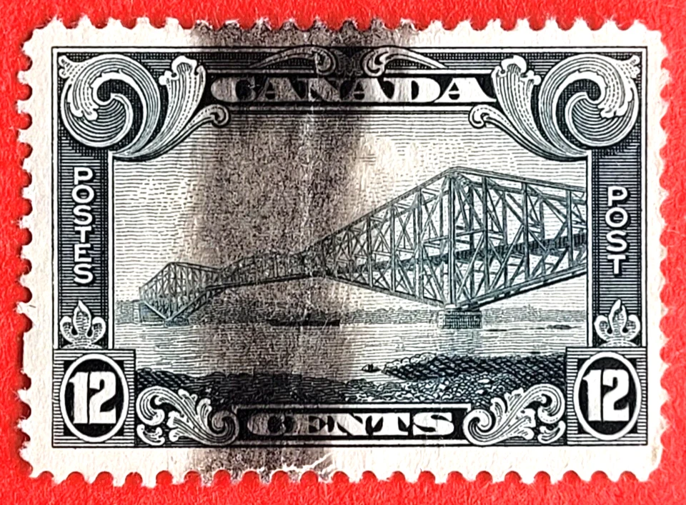 Канадская марка 156 «Квебекский мост» б/у - Изображение 1 из 1