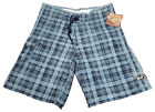 Nwt Men's Honolua Surf Co. Size 36 Blue Plaid Checkered Board Shorts