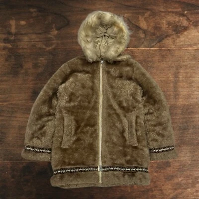 Chaqueta de Colección Stearns Hansa Branta Plumón de Ganso Imitación Piel Parka EE. UU. Para Mujer Pequeña Foto 1 de 4