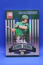 2008 Donruss Elite Extra Edition School Colors Logan Schafer Auto /50 Autograph