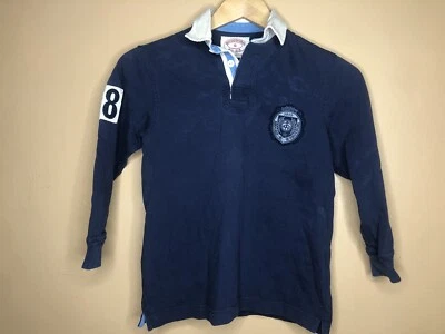 Brooks Brothers Boy's Size Small Shirt Polo Blue Long Sleeve - Image 1 of 4