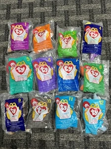 Lot of 12 Vintage McDonalds TY Teenie Beanie Babies 1998 with Tags - Picture 1 of 2