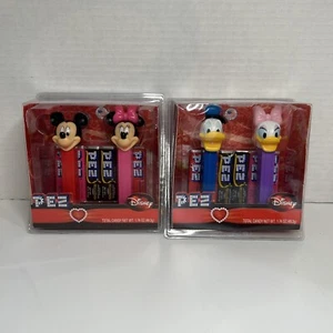 Pez Dispenser Collectors Set - Mickey And Minnie Mouse/ Daffy And Daisy Duck - Picture 1 of 3