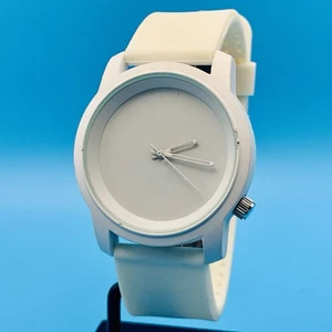 Men’s Fashion Quartz Wristwatch Rubber Strap Working Condition - Picture 1 of 19