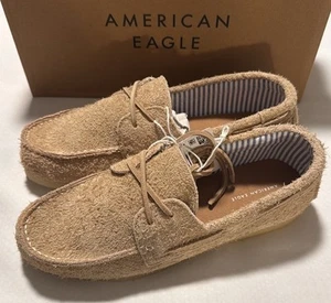 Zapatos de barco de gamuza para hombre 9 color tostado American Eagle - Imagen 1 de 5
