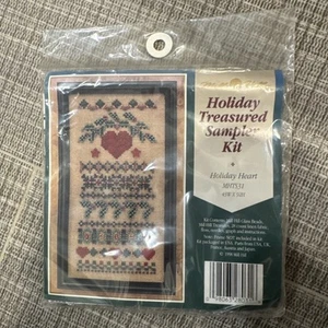 Vintage Mill Hill HOLIDAY TREASURED SAMPLER KIT Cross Stitch MHTS31A (1998) - Picture 1 of 4
