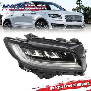 LED Headlight Right For 2019 2020 2021 Lincoln Nautilus Passenger W/O Adaptive - Picture 1 of 9