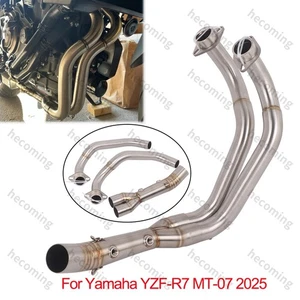 2025 YZF-R7 Front Pipe Slip for Yamaha MT-07 FZ07 XSR700 Exhaust Front Mid Pipe - Picture 1 of 8
