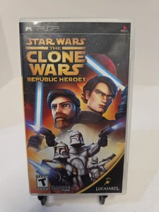 Star Wars: The Clone Wars -- Republic Heroes (Sony PSP, 2009) Complete & Tested - Picture 1 of 4