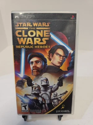 Star Wars: The Clone Wars -- Republic Heroes (Sony PSP, 2009) Complete & Tested - Image 1 of 4