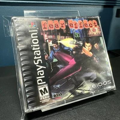 Fear Effect (PlayStation PS1, 2000) Complete CIB Tested Works Reg New Case Read - Image 1 of 4