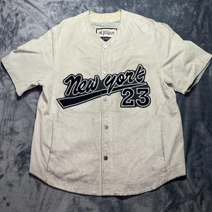 Camiseta deportiva de béisbol de cuero para hombre M Julian Wilsons 2XL New York Yankees RARA de colección - Imagen 1 de 12