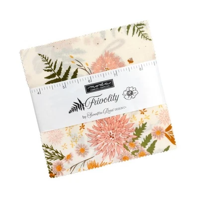 MODA Charm Pack- Frivolity- Contains 42  pieces measuring 5" squares - Image 1 of 2
