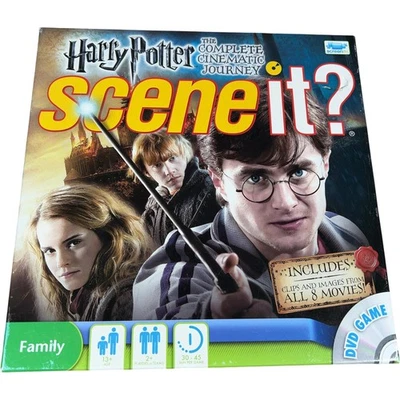 Harry Potter Scene It? DVD Board Game Complete Cinematic Journey Family Trivia - Image 1 of 4
