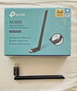 TP-Link AC600 High Gain USB Wi-Fi Dongle, Dual Band Wi-Fi Adapter with 5dBi Ant - Afbeelding 1 van 3