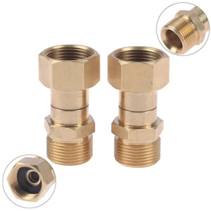 Brass High Pressure Washer Swivel Joint Connector Hose Fitting M22 ConnectYU - Picture 1 of 13
