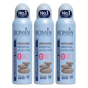 Spray desodorante sin aluminio Bionsen Sensitive 150 ml x3 - Imagen 1 de 1