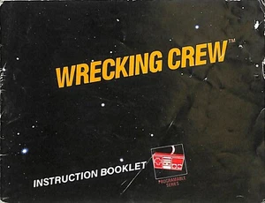 Folleto de instrucciones original de NES Wrecking Crew (1985) - Imagen 1 de 1