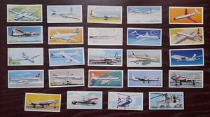 Lyons Tea Wings Across the World 1962 Full Set 24 Cards