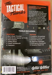 Wild Willies-The Tactical Traveler Kit - Negro/Naranja Modelo: Juego de Regalo TACTRV - Imagen 1 de 5