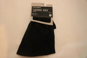 New Giro Thermal Knee Warmers Small Black Cycling Bike Thermo Roubaix Silcone - Picture 1 of 2