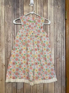Matilda Jane Girls Floral Sleeveless Summer Dress Flowers Size 10  Pink  - Picture 1 of 2