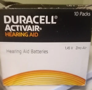 Box 60 Batteries Duracell Size 675 Activair Hearing Aid Batteries 11/2024 (MM) - Picture 1 of 7