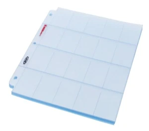 5 BCW LaserWeld 20 Pocket Tobacco Card Pages HeavyDuty Acid Free Storage Display - Picture 1 of 9