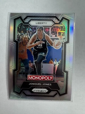 2024 WNBA Monopoly Prizm Jonquel Jones Silver Prizm - Image 1 of 2