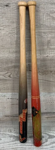 Cardinals Astros LANCE BERKMAN 2011 & Minute Maid Park 2003 Mini Bats VINTAGE Cover