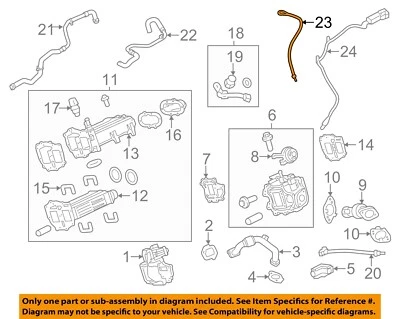 FORD OEM 11-19 F-250 Super Duty Emission Components-Exh Temp Sensor AC3Z5J213C - Image 1 of 2