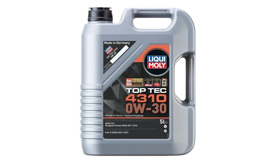 LIQUI MOLY 3736 LM TopTec 4310 0W-30 5 L Kanister Mitsubishi Opel Peugeot