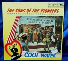 4 Country / Western LPs: Sons Of The Pioneers - Vol. 1 - 2 - 3 - 4 - Bear Family