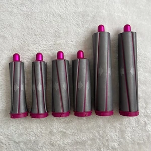Originale Dyson Airwrap barili corti attacchi capelli fucsia sinistra/destra - Foto 1 di 6
